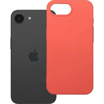 Náhradní díl pro mobilní telefon Kryt Silikonové kryt iPhone 16E (SE 4 2025) Peach