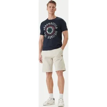 Pánské kraťasy Aeronautica Militare Sportovní kraťasy 261BF0032UF00674 Béžová Regular Fit 3XL