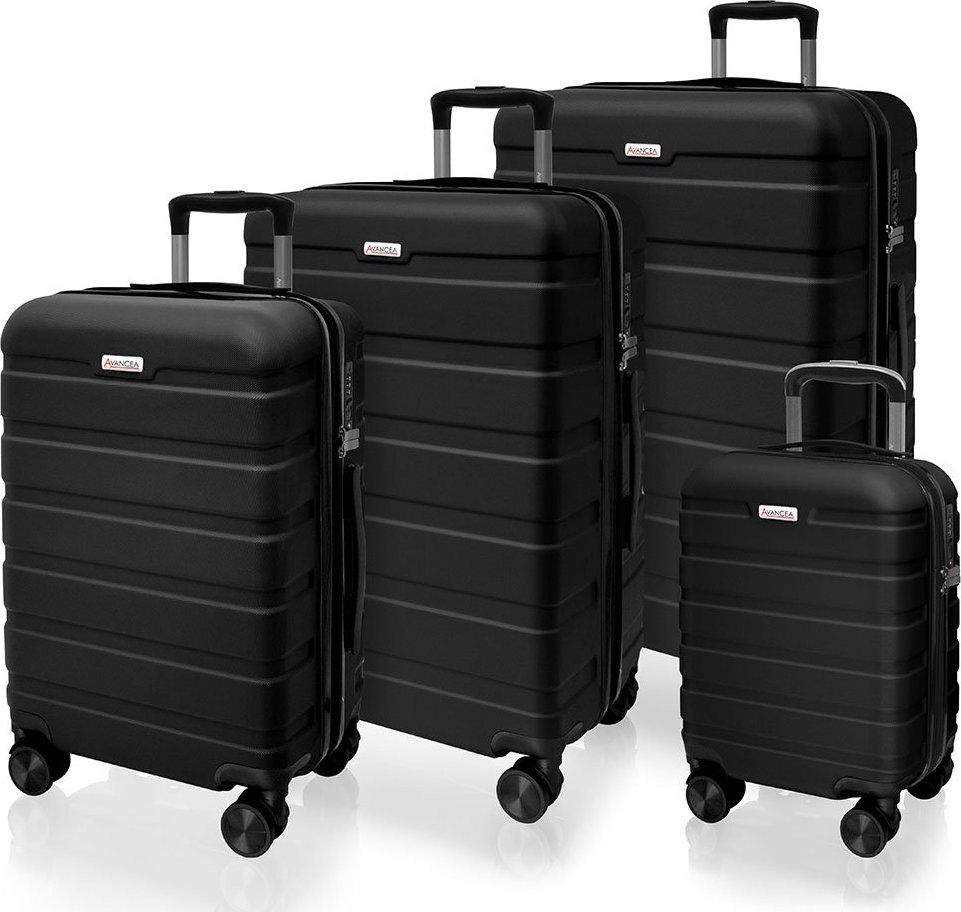 AVANCEA Sada cestovních kufrů AVANCEA DE2708 Black XSML