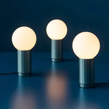 Lampička HAY LED stolní lampa TURN ON, modrá, výška 20 cm, stmívatelné modrá, opálově bílá 1 x 3 W LED - Doprava zdarma