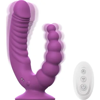 Vibrátor Teazers Grinding Pleasure Vibrating Pad Double Pleasure Purple