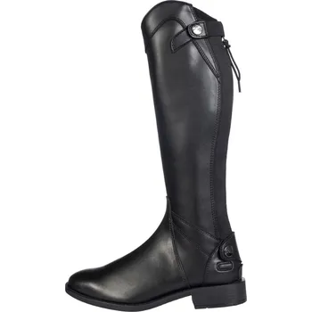 Jezdecká obuv Dětské jezdecké boty HKM Aberdeen - Standard - standardní lýtko, černá, 32