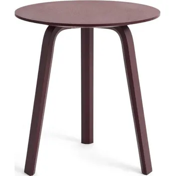 Konferenční stolek HAY Stolek Bella Coffee Table Ø45x49, dark bordeaux