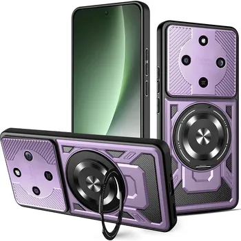 Pouzdro na mobilní telefon Techsuit - RuggedCam - Honor Magic8 Lite - fialová