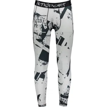 Dámské kalhoty Pánské sportovní legíny dlouhé premium ALTISPORT VOJ/ALM079LEG01 ČERNOŠEDÁ XXXL