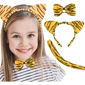 Karnevalový kostým KOSTÝM TYGŘÍK TYGR PÁSKA MOTÝLEK OCÁSEK