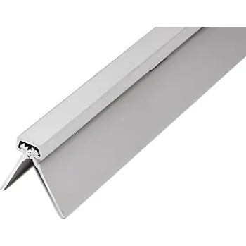 Garážová vrata pant dveřní, klavírový - pant k průchozím dveřím do vrat, materiál eloxovaný hliník, šířka 20 mm, výška 50 mm, délka 2500 mm, použití pro garážová i průmyslová vrata