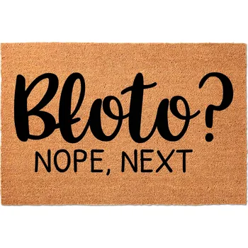 Rohožka KOKOSOVÁ VSTUPNÍ ROHOŽKA PŘED DVEŘE NA BOTY - BAHNO? NE, DÍKY!