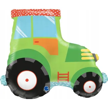 Balónek Fóliový balónek Traktor zelený 27 palců 69 Cm