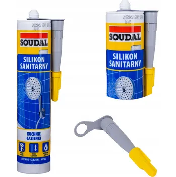 stavební silikon Silikon Soudal šedý 280 ml