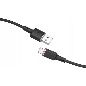 Datový kabel Kabel Acefast USB - USB typ C 1,2 m černý