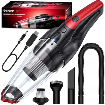 Vysavač Vysavač ruční do auta Renew Force červený