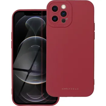 Pouzdro na mobilní telefon Zadní ochranný kryt ROAR case LUNA pro Apple iPhone 12 Pro, červená