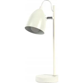 Lampička Stolní lampa 25W E14 Kovová Bílá