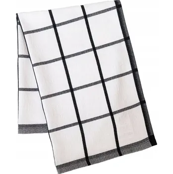 Utěrka Kuchyňská Utěrka MŘÍŽKA, 50 x 70 cm, černá barva