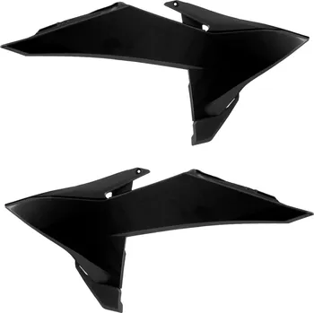 POLISPORT OSŁONY CHŁODNICY (KOMPLET) KTM SX/SXF 125/150/200/250/350/450 '25-'26; EXC/EXC-F 125/150/200/250/350/450/500 '26 KOLOR CZARNY