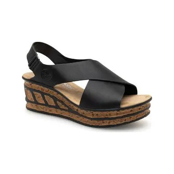 Dámské sandále Sandály Rieker 68189-00 Černá 38