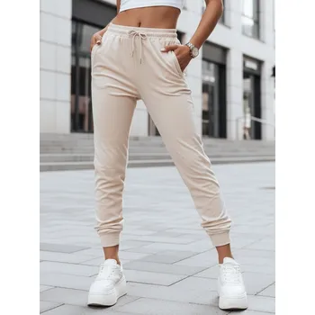 Dámské kalhoty DSTREET BÉŽOVÁ S