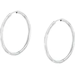 Kruhové náušnice z oceli Ø 3,5 cm Creole SAUP25 Morellato