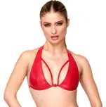 Noir Handmade F392 Troublemaker Bralette Red Velikost XL