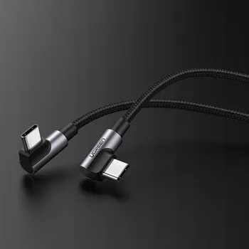 Datový kabel Kabel Ugreen USB typ C - USB typ C 1 m černý