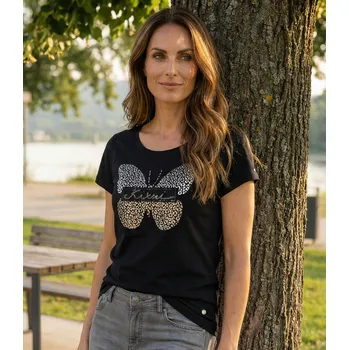 Dámské tričko Dámské triko KIXMI ROSIE ČERNÁ S