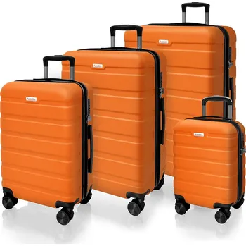 AVANCEA Sada cestovních kufrů AVANCEA DE2708 Orange XSML