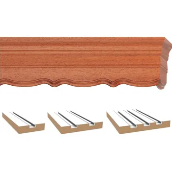 Garnýž URBÁNEK Garnýže Vela s kovovou drážkou - na míru | 1 cm