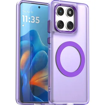 Pouzdro na mobilní telefon Techsuit - CandyCase MagSafe - Motorola Edge 60 - fialový