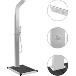 Zahradní sprcha s vaničkou WPC nerezová ocel3051288