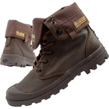 Pánská obuv Pánská sportovní obuv Palladium Baggy Coated kotníkové tenisky fashion dark brown 43