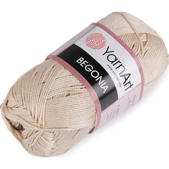Příze Bavlněná pletací příze Begonia 50 g