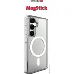 Pouzdro Swissten Clear Jelly MagStick Pro pro Samsung Galaxy S25 Plus 5G – transparentní
