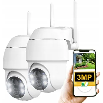 Bezpečnostní kamera Kopulovitá IP kamera (dome) COOAU Kompatibilní s hlasovými asistenty 3 Mpx