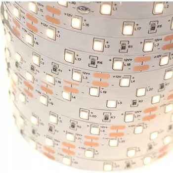 LED páska LED pásek 12V 5M 300 LED diod 2835, role, bílá TEPLÁ / DENNÍ