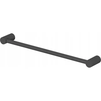 Držák na ručník Tyč na kolíčky Stella černá