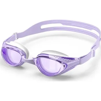 Plavecké brýle Plavecké brýle Univerzální velikost Silikonový rám UV ochrana Těsnící pohodlné brýle na plavání do bazénu i otevřené vody fialová