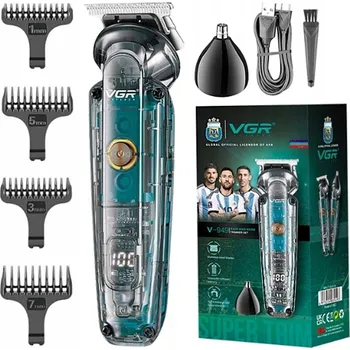 ZASTŘIHOVAČ NOSU UŠÍ| STŘÍHACÍ STROJEK NA VLASY | HOLICÍ STROJEK + 4 NÁSTAVCE