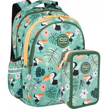 Školní batoh Coolpack Batoh tříkomorový pro 1.-3. třídu Joy S Toucans Tukaní F048662