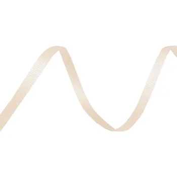 Stuha Rypsová stuha / poutko šíře 3 mm, střední, 2 krémová světlá