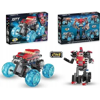 ostatní stavebnice Stavebnice auto-robot se světlem MIX /ADAR