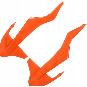 Kryty chladiče Polisport oranžové KTM EXC 250