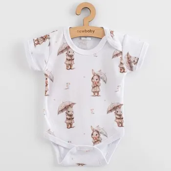 Kojenecký body Kojenecké body s krátkým rukávem New Baby For Babies bunny