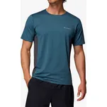 Rychleschnoucí tričko Columbia Three Pitch SS Crew - everblue/shark M