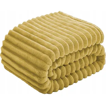 deka Fleecová deka Syl Mar 200 cm x 220 cm zlatá