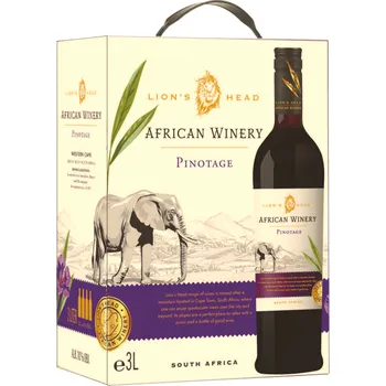 Víno African Winery Pinotage 13% 3 l (karton)