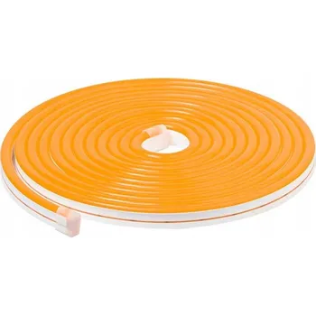 LED páska Neon Flex LED pásek 12V 5 metrů Oranžový