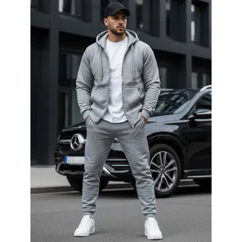 Pánská mikina Pánská mikina DSTREET SVĚTLE ŠEDÁ L