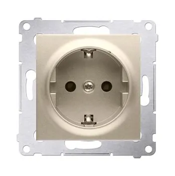 Elektrická zásuvka Kontakt-simon Elektrická Zásuvka - Simon Gold