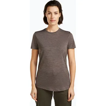 Dámské oblečení Dámské trekingové tričko icebreaker Merino 125 Cool-Lite™ Sphere III bittersweet hthr